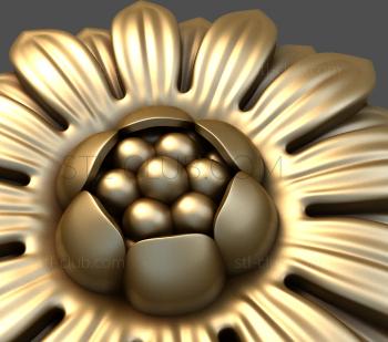 3D model Sunflower (STL)